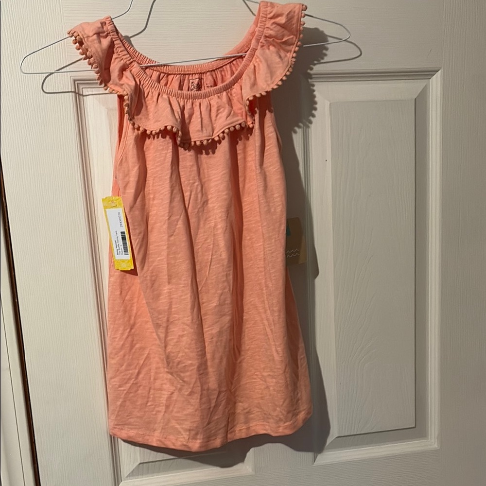 Nomad Pink Blouse with Ruffled Neckline